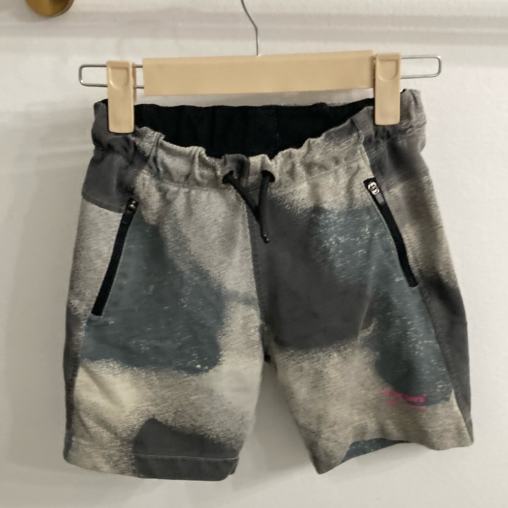 Zara Gray and Black Athletic Shorts Modern Design